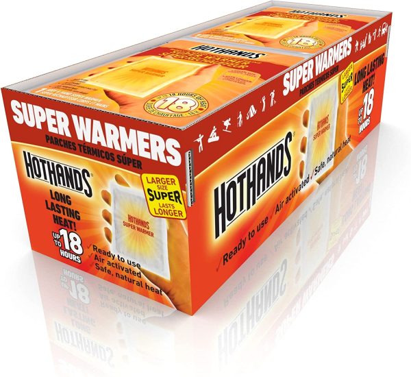 HotHands Body & Hand Super Warmers - Long Lasting Safe Natural Odorless Air Activated Warmers - up to 18 Hours of Heat - 40 Individual Warmers - Image 3