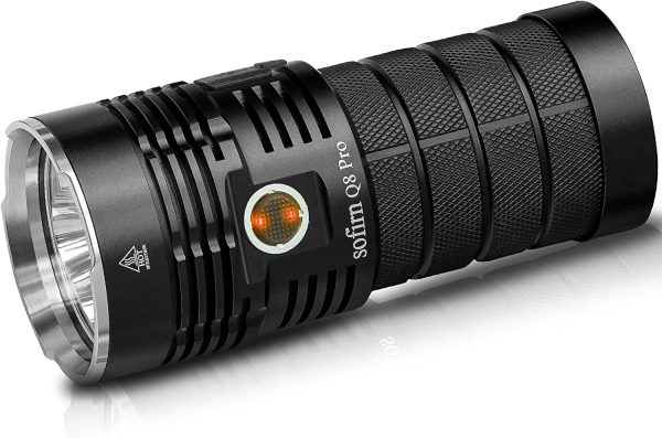 Q8 Pro Super Bright Flashlight 11000 Lumen, Rechargeable Flashlight, 4 x CREE XHP50.2 LEDs, Multiple function, USB-C Charging Port, 4X rechargeable Batteries for Camping, Hiking, Fishing - Image 5