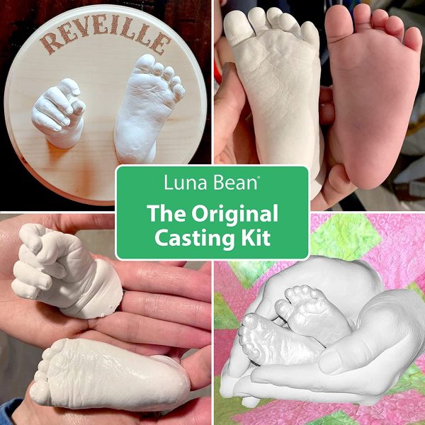 Luna Bean Infant Plaster Life Casting Kit -Refill- (Step 1 & Step 2)