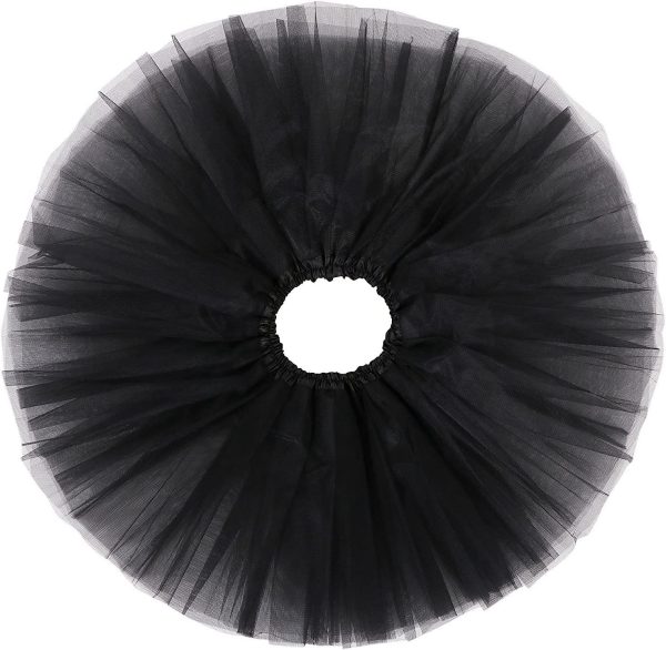 traderplus Women's Vintage 1950s Tutu Petticoat Ballet Bubble Dance Skirt Short Pettiskirts - Image 4