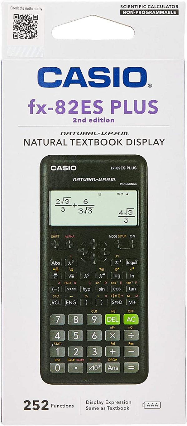 FX-82ES Plus 2nd Edition Scientific Calculator FX82 FX-82 New - Image 5