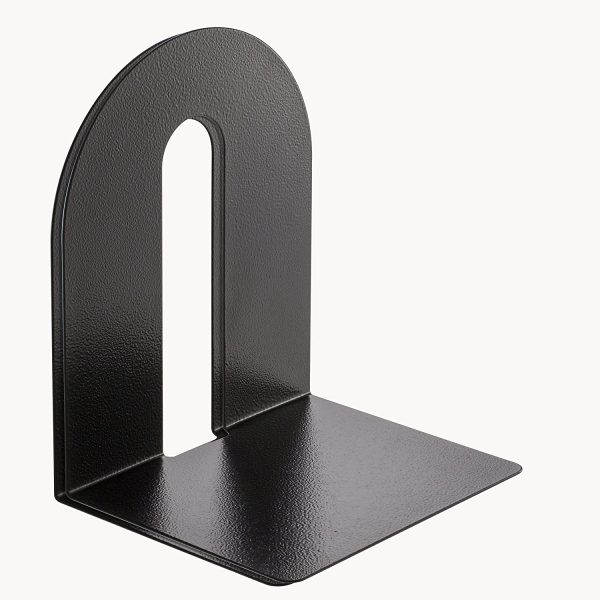 Bookends, Heavy Weighted 10-inch Steel, Black (93182) - Image 5