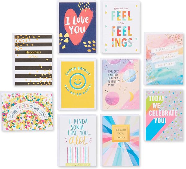 Deluxe Kids Birthday Card Assortment (40-Count)