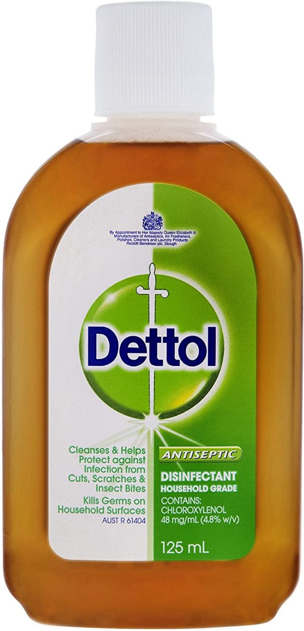 Dettol Antiseptic Antibacterial Disinfectant Liquid 125 ml