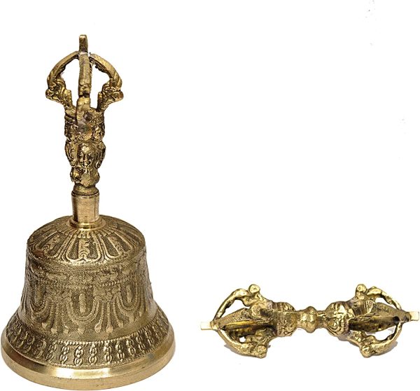 Dharma Store - Tibetan Buddhist Meditation Bell and Dorje Set - Image 2