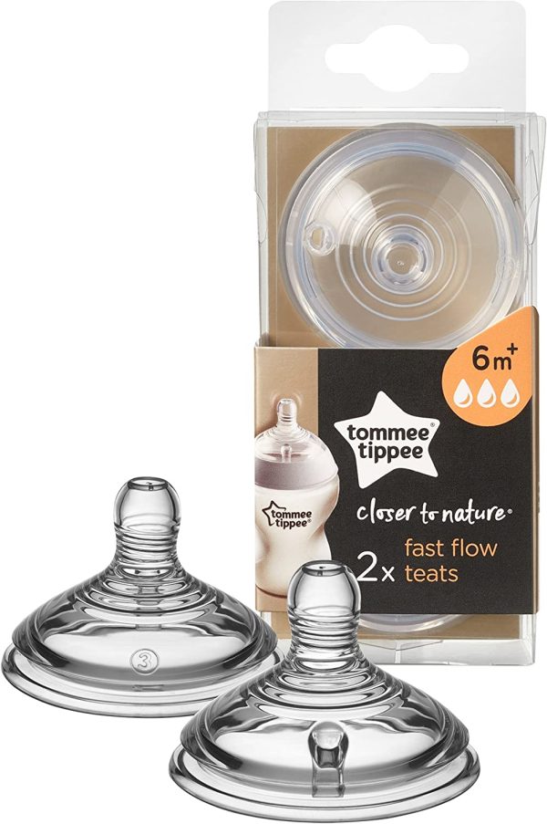 Tommee Tippee Closer to Nature Fast Flow Teats x 2 - Image 8