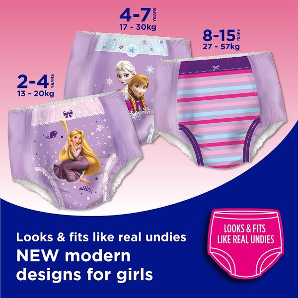 Huggies DryNites Pyjama Pants Girls Size 4-7 Years 10 Pack - Image 2