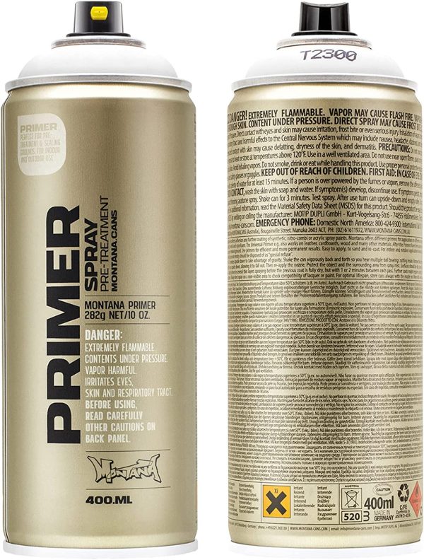 Montana Aerosol Cans, Universal Primer, 400 ml (Pack of 1), - Image 3