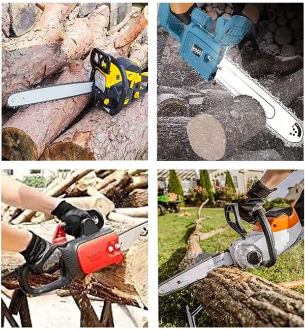 Chainsaw Chain Sharpening Jig, Deluxe Chain Saw Sharpener Accessories Kit Portable Hand Crank Chainsaw Teeth Sharpener Tool for All Kinds of Chain Saws and Electric Saws