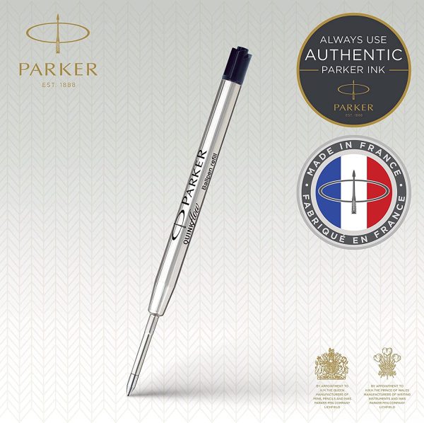 Parker Ballpoint Refill Black Medium Blister - Image 7