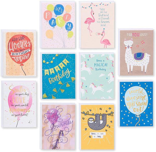 Deluxe Kids Birthday Card Assortment (40-Count) - Image 3