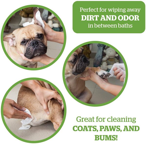 Pogi's Grooming Wipes - 100 Deodorising Wipes for Dogs & Cats - Biodegradable, Hypoallergenic, Fragrance-Free - Image 6