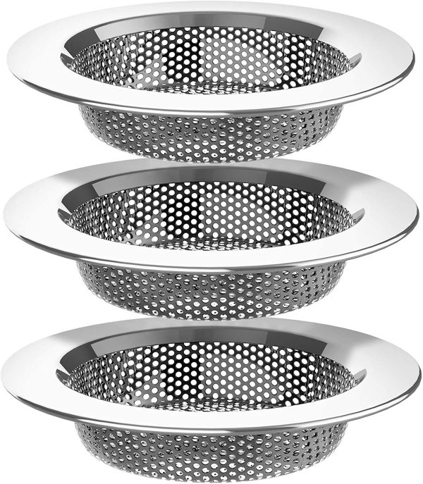 MR.SIGA Stainless Steel Kitchen Sink Strainer, Pack of 3 - Image 5