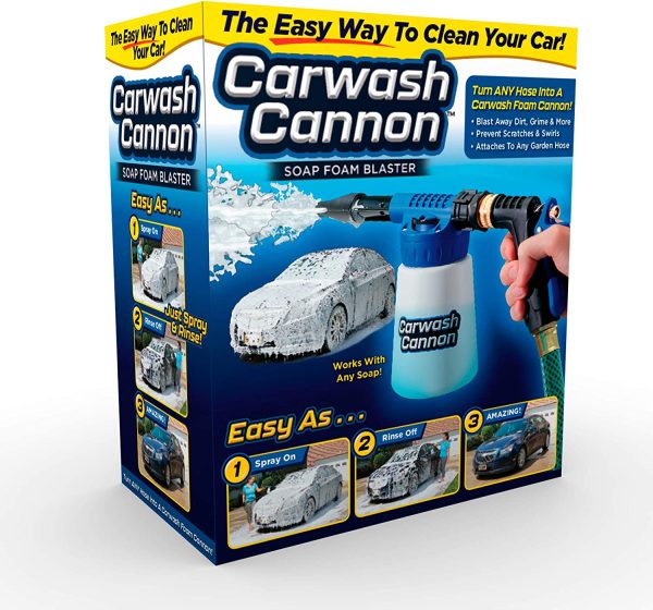 Ontel Car Wash Cannon Foam Blaster Hose Nozzle Spray Gun - Image 2