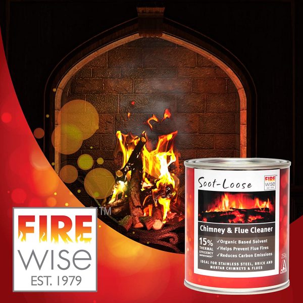 Soot-Loose Australia??s #1 Chimney and Flue Cleaner, Dissolves Tar and Creosote that has Accumulated over Time, Increases Heater Efficiency and Reduces Smoke Emissions, Helps to Prevent Dangerous Flue Fires, Trusted for Over 35 Years ?C 1 x 250g Tin - Image 4