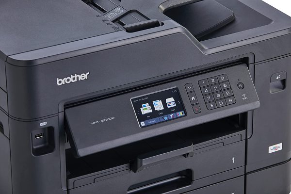 Brother MFC-J5730DW A3 Colour Inkjet Multi-Function Centre, Wireless/USB/Network, Printer/Scanner/Copier/Fax Machine, 2 Sided Printing, 2 Paper Trays, A4/A3 Print Capability, Business Printer