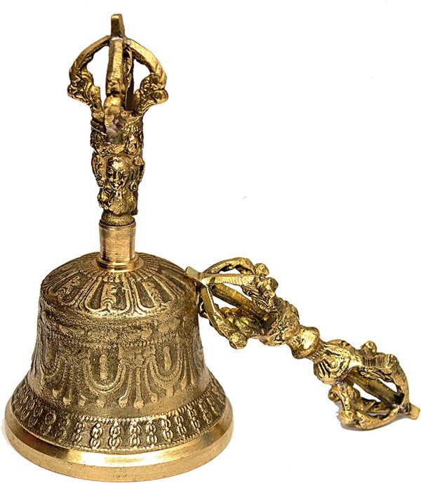 Dharma Store - Tibetan Buddhist Meditation Bell and Dorje Set - Image 3