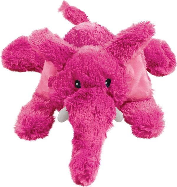 KONG - Cozie Elmer Elephant - Indoor Cuddle Squeaky Plush Dog Toy - for Small Dogs - Image 4