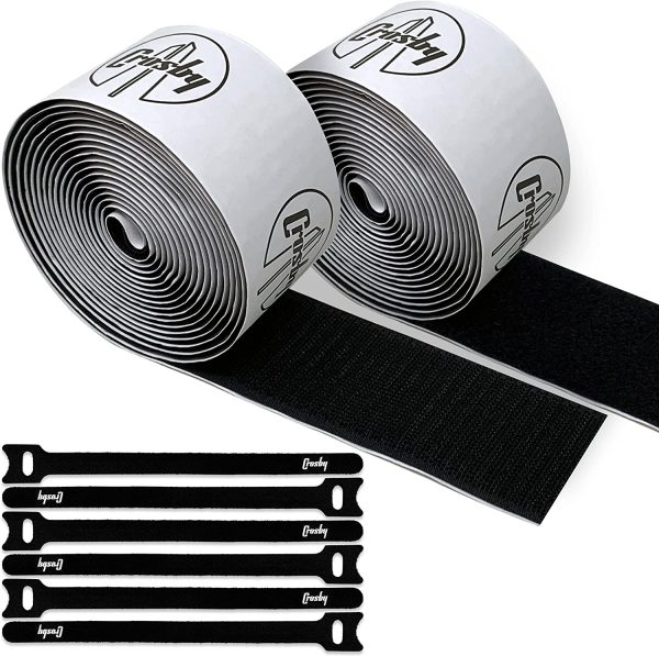 Crosby Pedalboard Grip Kit - 3 Metres of Heavy Duty Hook & Loop Tape Plus 6 Reusable Cable Ties for Guitar or Bass Pedal Board Mounting and Cable Management - Image 7