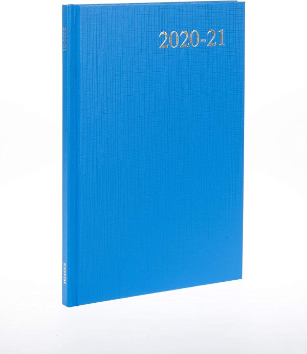 Essential A5 Week to View Mid-Year 2020-2021 (July to July) Diary Lt Blue - Image 2