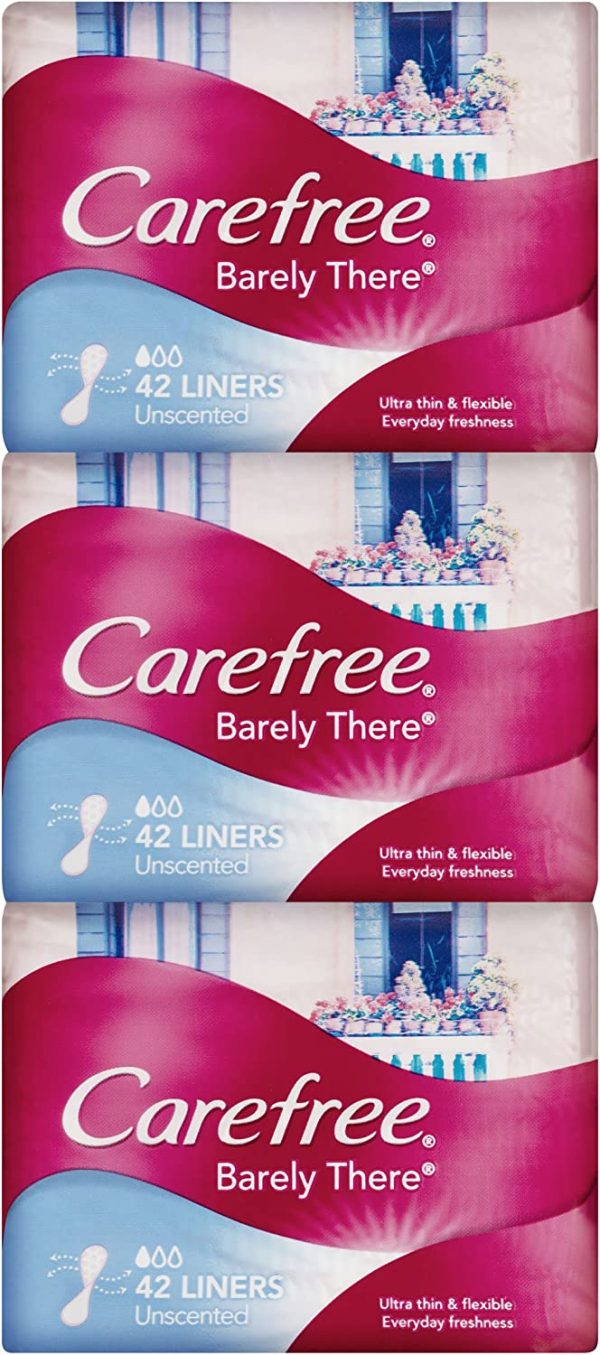 Carefree Barely There Liners Triple Pack 3x42 Count - Image 3