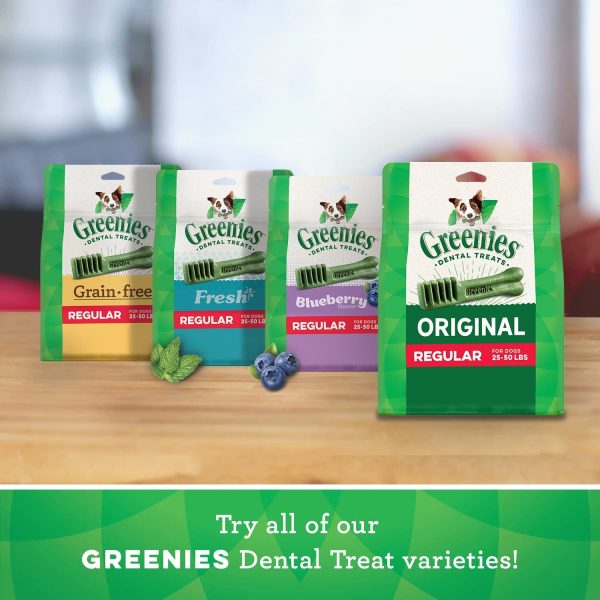 Greenies Original Teenie Dental Dog Treat, 1kg (129 Treats), Adult, Small/Medium/Large - Image 5