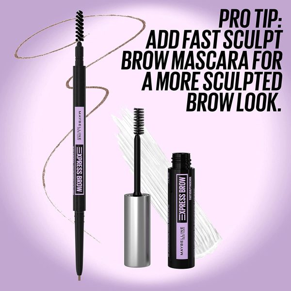 Maybelline Brow Ultra Slim Eyebrow Pencil, Black Brown - Image 6