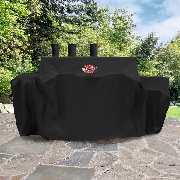 Char-Griller 8080 Dual Fuel Grill Cover, Black - Image 9