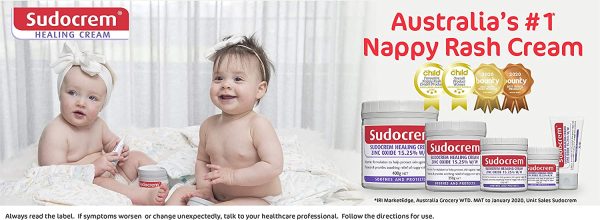 Sudocrem Healing Cream 30g is a Soothing Nappy Rash Cream Trusted by Generations of Australian Parents for More Than 20 Years