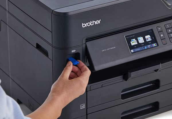 Brother MFC-J5730DW A3 Colour Inkjet Multi-Function Centre, Wireless/USB/Network, Printer/Scanner/Copier/Fax Machine, 2 Sided Printing, 2 Paper Trays, A4/A3 Print Capability, Business Printer - Image 7