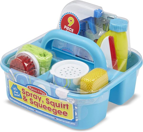 Melissa & Doug Spray, Squirt & Squeegee Play Set - Pretend Play Cleaning Set - Image 2