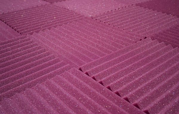 Soundproofing Acoustic Studio Foam - Plum Color - Wedge Style Panels 12"x12"x1" Tiles - 6 Pack - Image 6