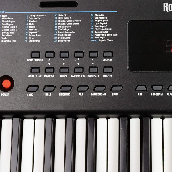 RockJam RJ361 61 Key Keyboard Piano with Sheet Music Stand Piano Note Sticker Power Supply and Simply Piano Application - Image 8