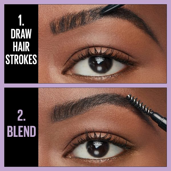 Maybelline Brow Ultra Slim Eyebrow Pencil, Black Brown