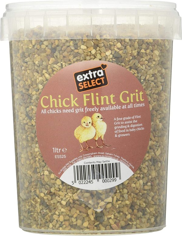 Extra Select Chick Flint Grit Tub, 1 Litre - Image 2