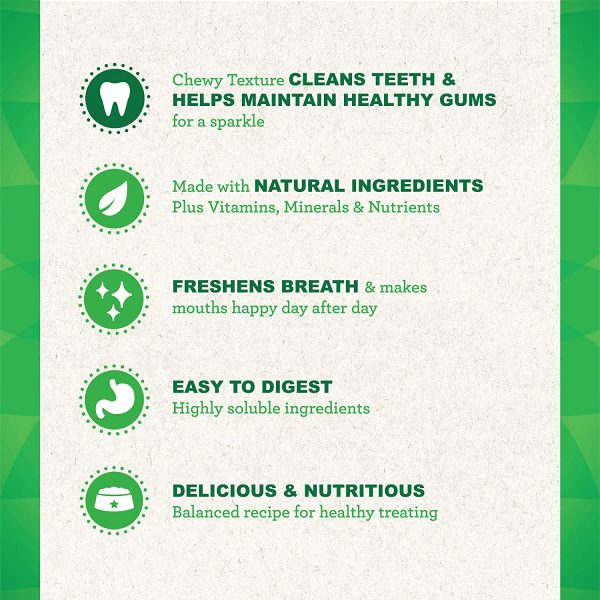 GREENIES Original Large Natural Dog Dental Care Chews Oral Health Dog Treats, 36 oz. Pack (24 Treats) - Image 5