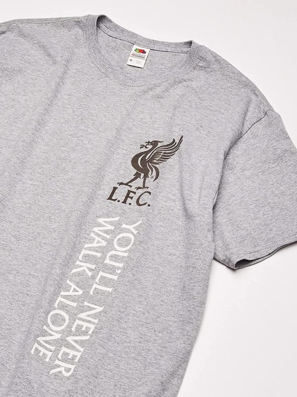 Fifth Sun Men's Liverpool Fc Logo Never Alone T-Shirt - Image 3