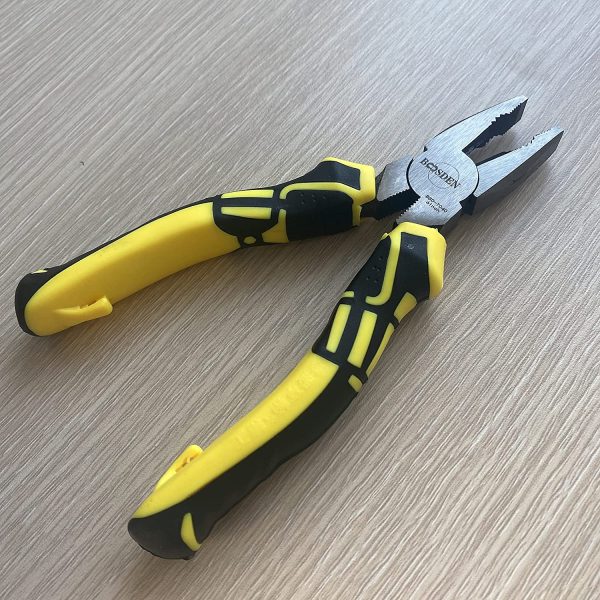 BOOSDEN Linesman Pliers, 6 Inch, High Leverage Lineman's Pliers, Combination Pliers, Electrical Pliers,Side Cutter Linemans Pliers