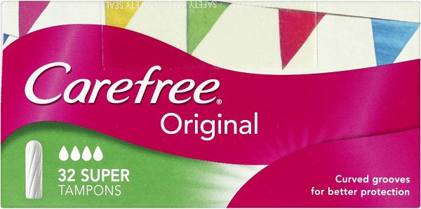 Carefree Tampons Super 32 Count