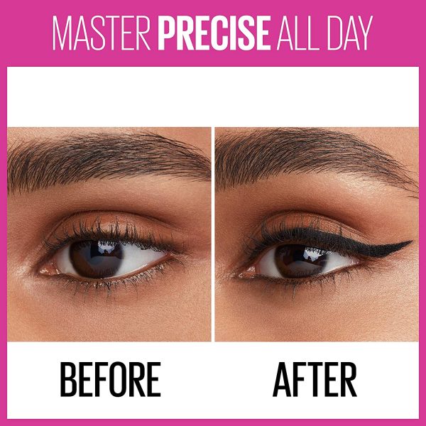 Maybelline Master Precise Liquid Eyeliner - Blackest Black,4.5g - Image 2