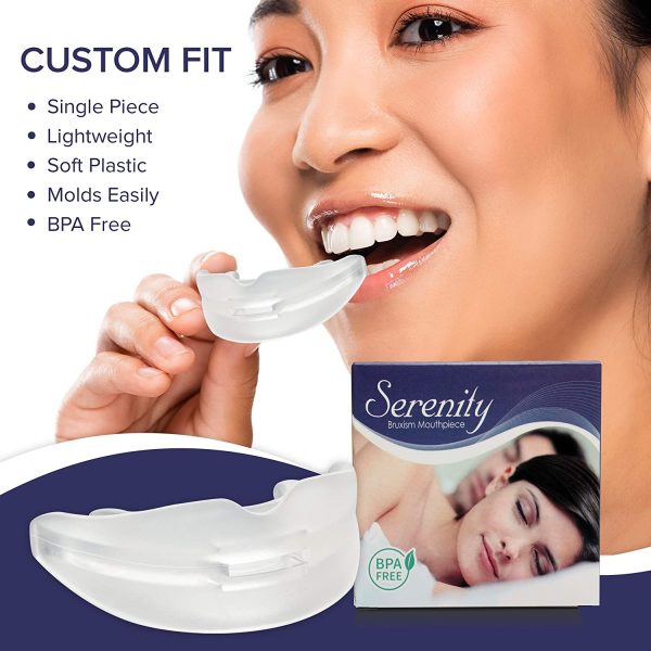 Serenity Bruxism Night Sleep Aid Mouthpiece Boil and Bite Guard