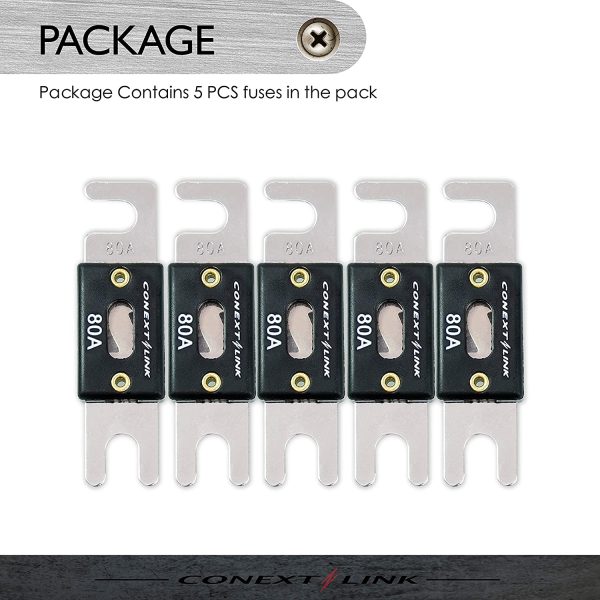 Nickel ANL Fuse 5 Pack 80 Amp - Image 5