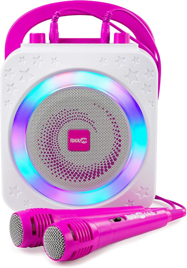 The RockJam Party Karaoke Machine With Bluetooth, 10Watt Speaker & Two Microphones - Image 3