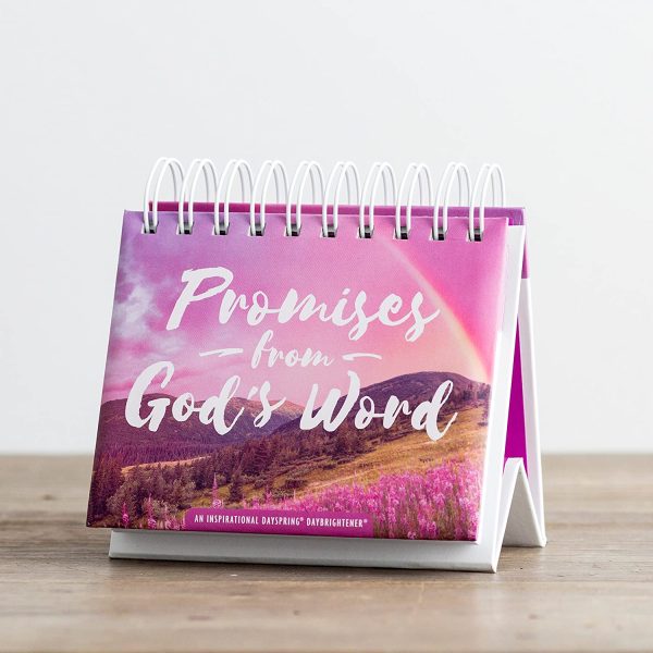 Dayspring - Promises from God's Word - Perpetual Calendar (71350), Red, 5 1/4" x 4 3/4" x 1 1/4" - Image 5