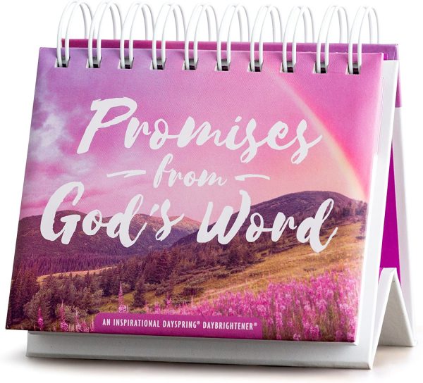 Dayspring - Promises from God's Word - Perpetual Calendar (71350), Red, 5 1/4" x 4 3/4" x 1 1/4" - Image 3