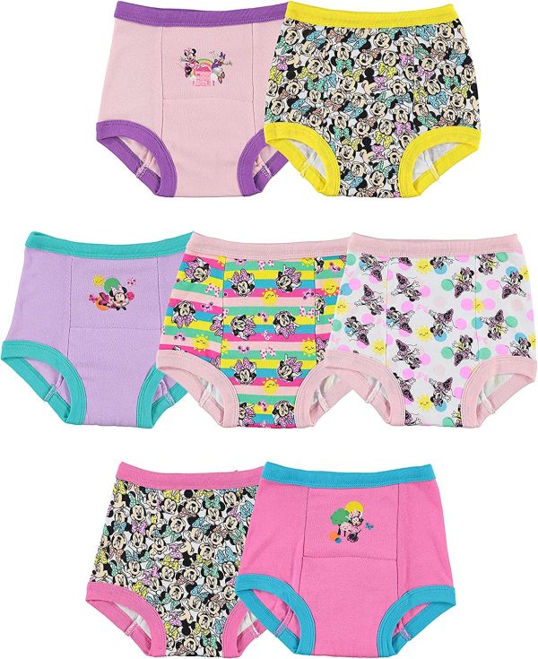 Disney Girls GTP7305 7-Pack Training Underwear - Multi