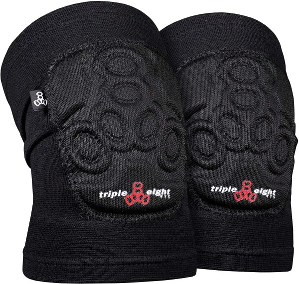 Triple 8 Covert Knee Pads, Black, Medium