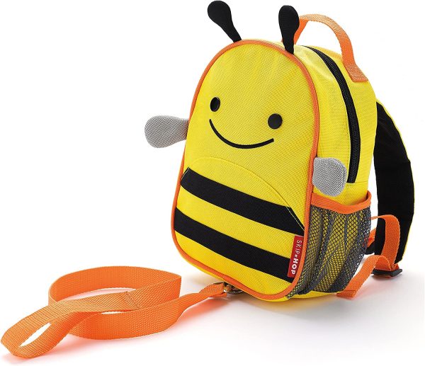 Skip Hop Zoo Let Mini Backpack with Rein, Bee